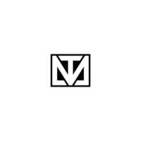 MT, TM Abstract Letters Logo Emblem Monogram. Alphabet letters monogram icon logo of TM MT vector