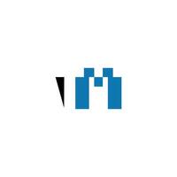 Initial Letter TM Logo Template design. Linked letter TM logo design. vector