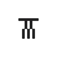 TM, MT, T, M abstract letters logo monogram. Initial letter tm or mt logo design template vector