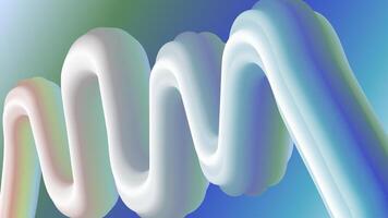 A wave of colored waves in a blue and green background vector