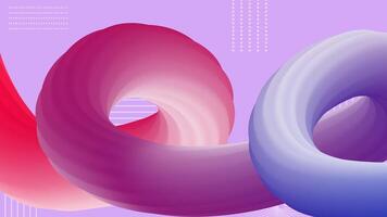 A colorful abstract background with a red, blue and purple swirl vector