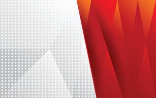red and white modern abstract background design vector