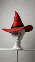 Magic Magical Red Wizard Witch Hat photo
