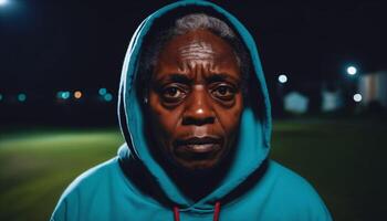 photo of suspect person during crime on the scene
