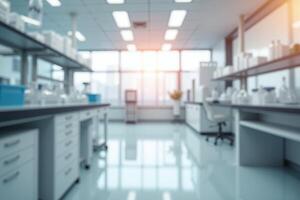 blur background modern laboratory office photo