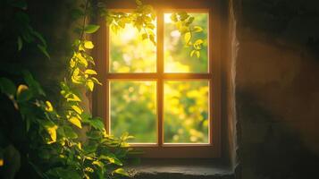 Sunlit Frame Poster photo