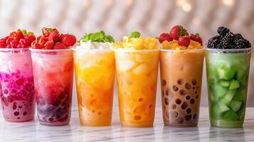 bubble tea toppings photo