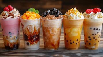 bubble tea toppings photo