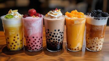bubble tea toppings photo