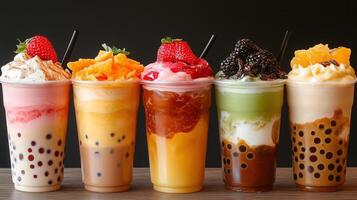 bubble tea toppings photo