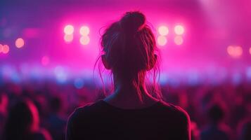 crowd at concert photo