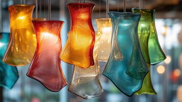 abstract glass shades photo