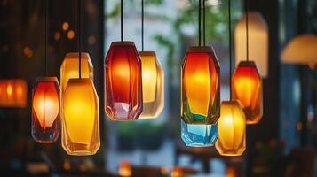 abstract glass shades photo
