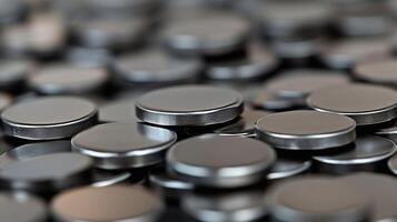 neodymium magnets closeup photo