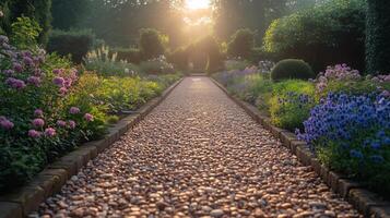 Bridgerton walks in the garden photo
