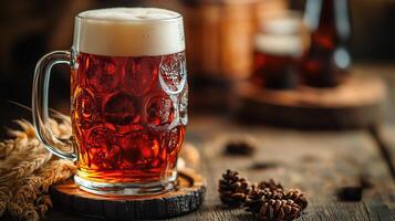 A mug of beer. Beer festival photo