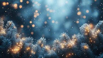 Christmas and New Year abstract festive background photo