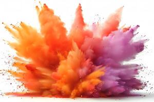 Vibrant Color Explosion Design for Abstract Art and Creative Projects photo