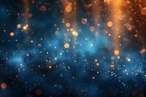 Abstract Cosmic Glimmer Vibrant Bokeh Light Patterns for Creative Design photo