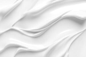 White cream texture background with waves photo