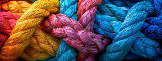 Colorful rope, closeup, abstract, background, abstract, background, abstract, background, photo