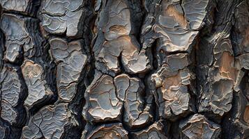 A close up of a tree with bark photo