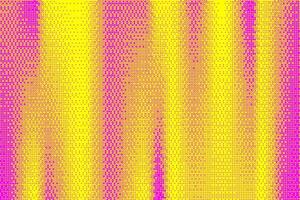 Pixel pattern background with bitmap game texture. Dotted dither pink and yellow gradient bg. Abstract geometric noisy screen tone. Retro striped digital wallpaper vector