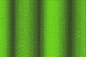 Pixel pattern background with bitmap game texture. Dotted dither green and black gradient bg. Abstract geometric noisy screen tone. Retro striped digital wallpaper vector