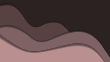 A pink and brown background with waves vector