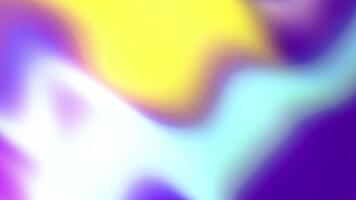 Abstract retro Y2K hologram gradient color wave fluid flowing background. Design texture wave colorful neon. video