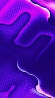 Abstract retro Y2K style holographic halftone dots gradient color wave fluid flowing background. video