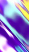 Abstract retro Y2K hologram gradient color wave fluid flowing background. Design texture wave colorful neon. video
