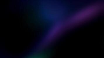 Abstract blur mist smoke texture on black background. Gradient wave curve lines with blend colorful neon glow for overlay element. video