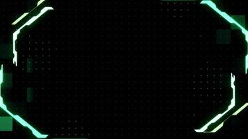 Digital tech data Infographic futuristic frame HUD display background. video
