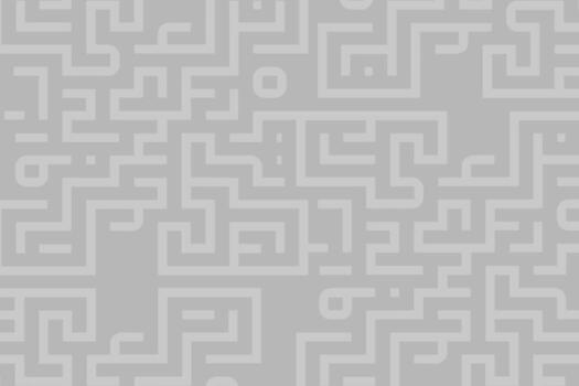 Intricate maze pattern design in light gray for creative and artistic projects vector