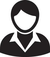 User person icon silhouette illustration vector