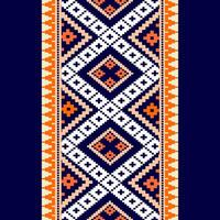 Seamless vintage knitted pattern collection with geometric elements for decorative textiles and art designs vector