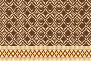 Lace pattern seamless design with vintage and geometric elements, perfect for wallpaper and textile use vector