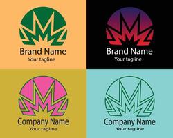Best modern digital unique simple abstract business logo for company or own store vector