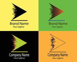logo for company or own shop. vector