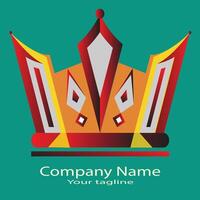 King abstract logo for company. vector