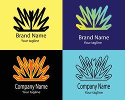 Best digital unique simple abstract business logo for company vector
