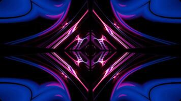 Neon Abstract Psychedelic Tunnel Loop video