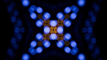 Neon Bokeh Holiday Tunnel VJ Loop video