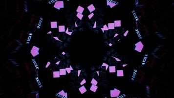 Rotating Pink Machine Tunnel VJ Loop video