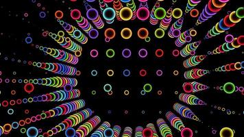 Bright fun balloons pattern in a seamless loop. video