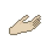 take my hand pixelated vector
