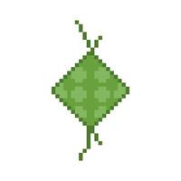 cute little ketupat for eid vector