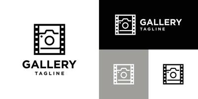 Design template of movie gallery logo. Media, gallery, , file. icon symbol EPS 10 vector