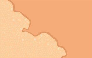 Pattern with coffee theme in geometric minimalistic style vector
